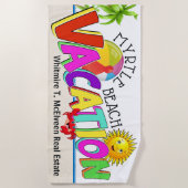 Serviette De Plage Vacation Beach Tower - Cliquez pour la vue complèt (Devant)