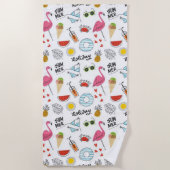 Serviette De Plage Vacay d'été (Devant)