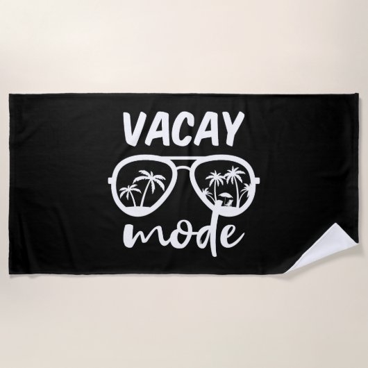Serviette De Plage Vacay Mode II - Vacances en famille (Devant)