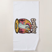 Serviette De Plage Vache Ghoul Halloween Éffrayant (Devant)