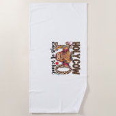 Serviette De Plage Vache Sainte 100 Jours D'École 100E Jour Enseigner (Devant)