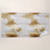 Serviette De Plage Vachette blanche de l'Ouest (Devant)