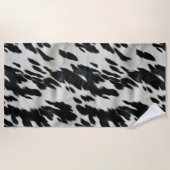 Serviette De Plage Vachette de la ferme Western (Devant)