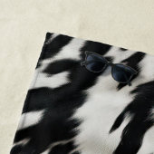 Serviette De Plage Vachette de la ferme Western (En situation)