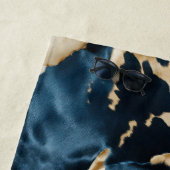 Serviette De Plage Vachette dorée Brown de l'Ouest (En situation)