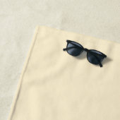 Serviette De Plage Vague harmonieuse de coucher de soleil (En situation)