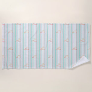 Serviette De Plage Vague Rayon de Soleil