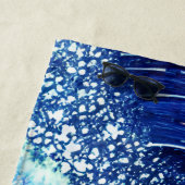 Serviette De Plage Vagues de l'océan bleu (En situation)