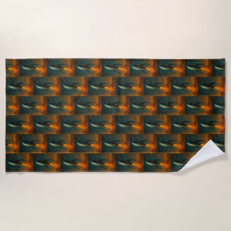 Serviette De Plage vaisseau spatial inspiré des années 1950
