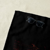 Serviette De Plage Valentine (En situation)