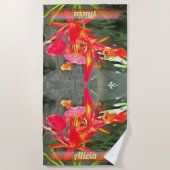 Serviette De Plage Vallarta Flaming Beauty 1583 (Devant)