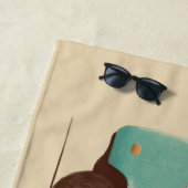 Serviette De Plage Van bleu | Florent Bodart (En situation)
