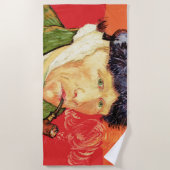 Serviette De Plage Van Gogh - Autoportrait avec l'oreille bandée et p (Devant)