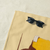 Serviette De Plage Van jaune | Florent Bodart (En situation)