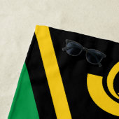 Serviette De Plage Vanuatu Drapeau Splendide patriotique (En situation)