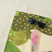Serviette De Plage Variété de cactus (En situation)
