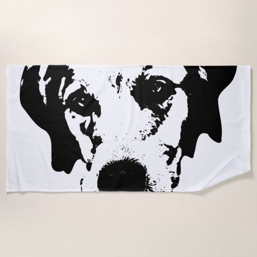 Serviette De Plage Vaste Daybreak, yeux confiants (Devant)