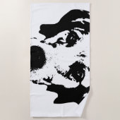 Serviette De Plage Vaste Daybreak, yeux confiants (Devant)