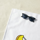 Serviette De Plage Véhicule de construction d'excavateur personnalisé (En situation)