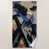 Serviette De Plage Véhicule - Gant VTT (Devant)