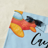 Serviette De Plage Véhicules à thème Zoom & Roll (En situation)