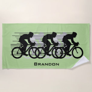 Serviette De Plage Vélo Design Beach Towel