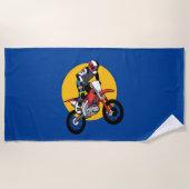 Serviette De Plage Vélo moto (Devant)