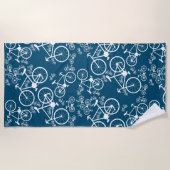 Serviette De Plage Vélos Grand et Petit (Devant)