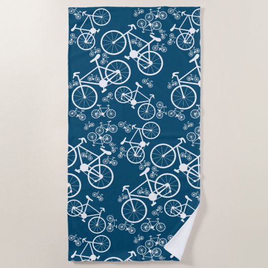 Serviette De Plage Vélos Grand et Petit (Devant)