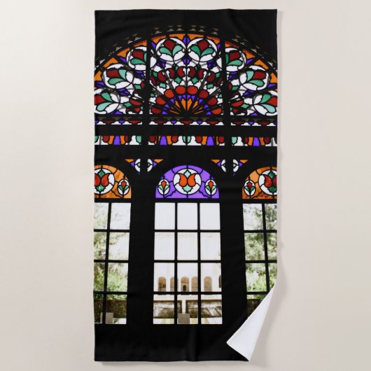 Serviette De Plage Verre coloré (Devant)