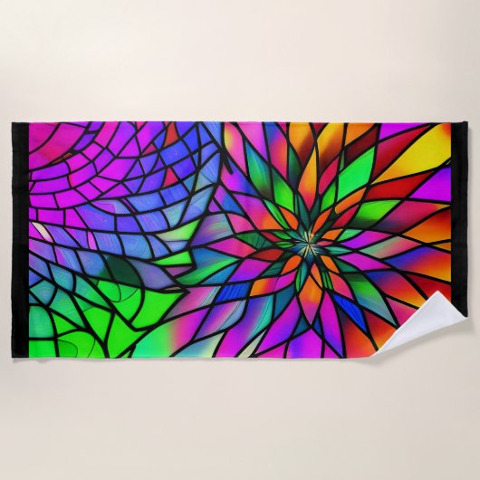 Serviette De Plage Verre de Faux (Devant)