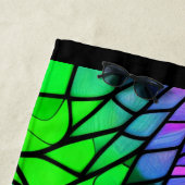 Serviette De Plage Verre de Faux (En situation)