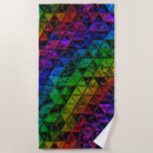 Serviette De Plage Verre de fierté (Devant)