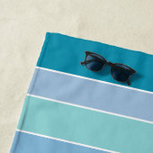 Serviette De Plage Vibe de plage en bleu (En situation)