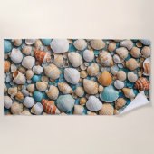 Serviette De Plage Vibe marine paisible (Devant)