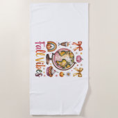 Serviette De Plage Vibes d'automne (Devant)