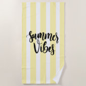 Serviette De Plage Vibes d'été (Devant)