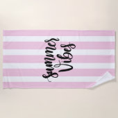 Serviette De Plage Vibes d'été (Devant)