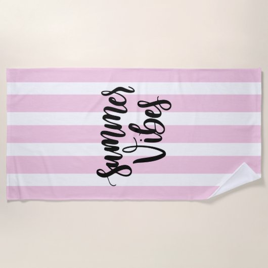 Serviette De Plage Vibes d'été (Devant)