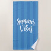 Serviette De Plage Vibes d'été (Devant)
