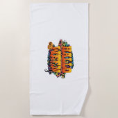 Serviette De Plage Vibes d'Halloween (Devant)