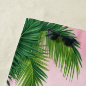 Serviette De Plage Vibes Flamant rose (En situation)