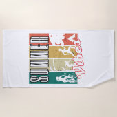 Serviette De Plage Vibes.w (Devant)