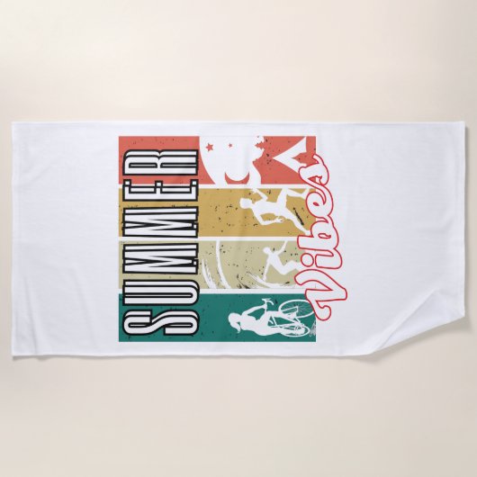 Serviette De Plage Vibes.w (Devant)