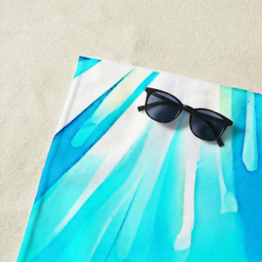 Serviette De Plage Vibrant Sea Turtle Dreamscape (En situation)