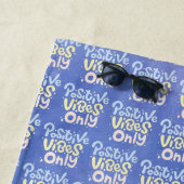 Serviette De Plage Vibrations Positives Seulement (En situation)