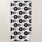 Serviette De Plage Vidéo Vinyl LP motif (Devant)