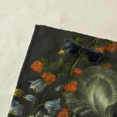 Serviette De Plage Vie morte avec fleurs et fruits (En situation)