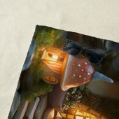 Serviette De Plage Village de Gnome (En situation)