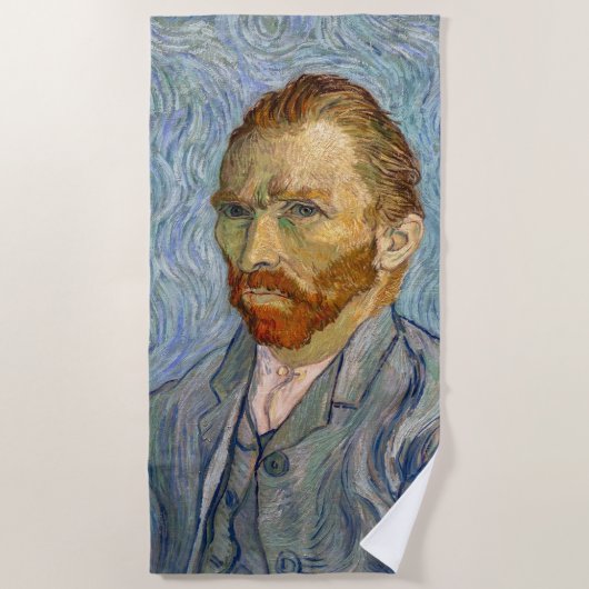 Serviette De Plage Vincent Van Gogh - Autoportrait (Devant)